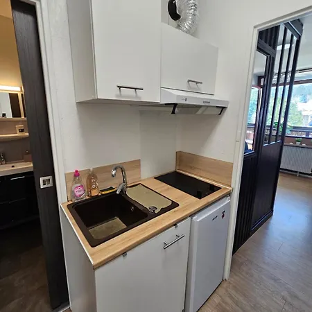 Vue Sur Les Pistes De Et En Bas De La Station