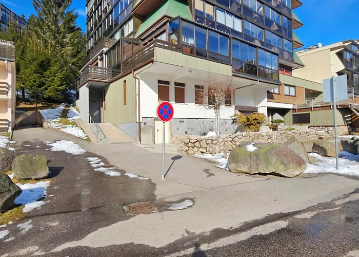 Vue Sur Les Pistes De Et En Bas De La Station Apartmán